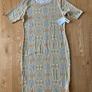LuLaRoe XL Neutrals Julia Dress